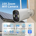 家用无线监控摄像头 手机远程wifi高清夜视监控摄像机10X变焦4MP