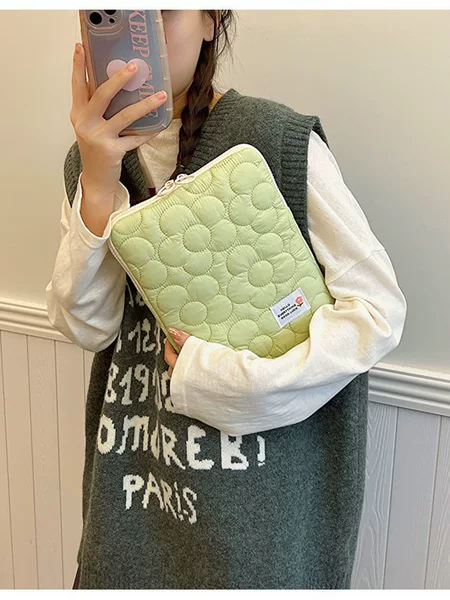 Computer Bag Korean Style New Liner Bag Fashionable iPad Tablet Bag Fresh Candy Color Korean Notebook Cosmetics Bag