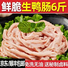 新鲜鸭肠生冷冻整箱去油鲜脆鸭肠冷冻批发火锅食材商用鸭货生鲜