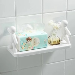 クロスボーダー高品質日本の悪役プラスチック肥厚キッチンバスルームパンチフリー壁ヒューマノイド収納ラック収納