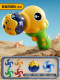 [opp bag] yellow-octopus pistol set (4 unlit flying saucers + 1 lighted flying saucer + 1 lighted top)
