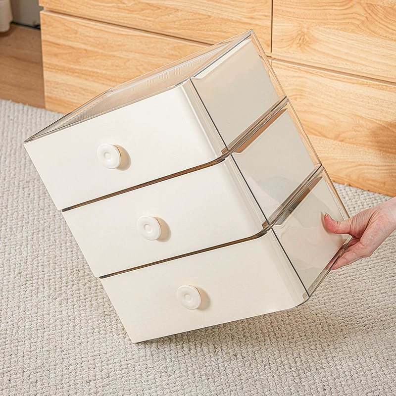 Multi-Compartment Underwear, Socks & Lingerie Storage Box - 3 in 1 Organizing Solution