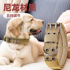 宠物狗狗项圈 战术项圈 中大型犬防挣脱高端外贸战术项圈源头工厂