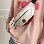 时尚新款大容量胸包 休闲百搭斜挎包多功能运动包腰包 情侣表批发