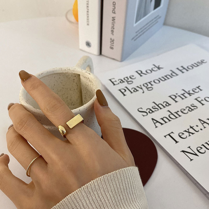 simple Ushaped geometric opening ring fashion sexy index finger ringpicture8