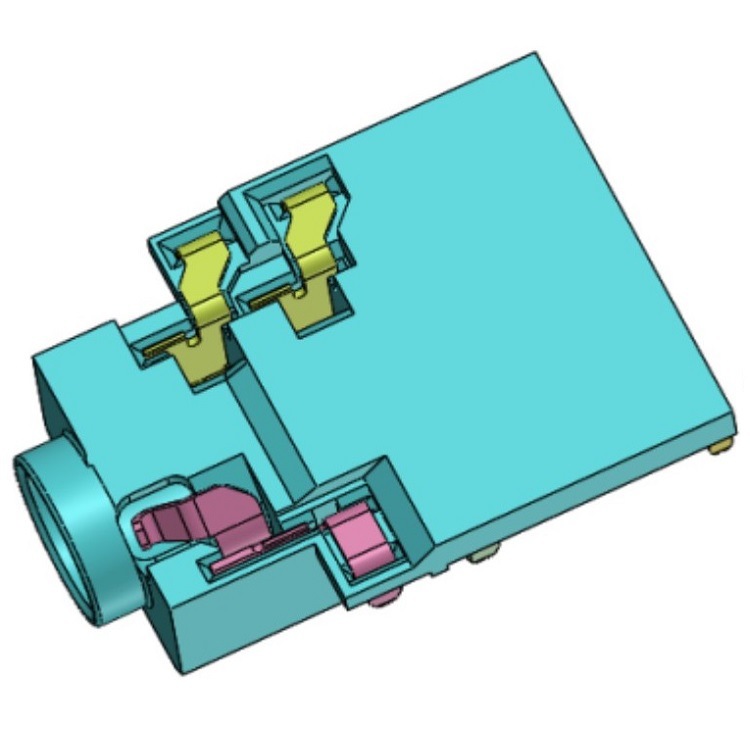厂家供应3.5耳机插座沉板  优质3.5耳机母座 电器3.5音频插座沉板