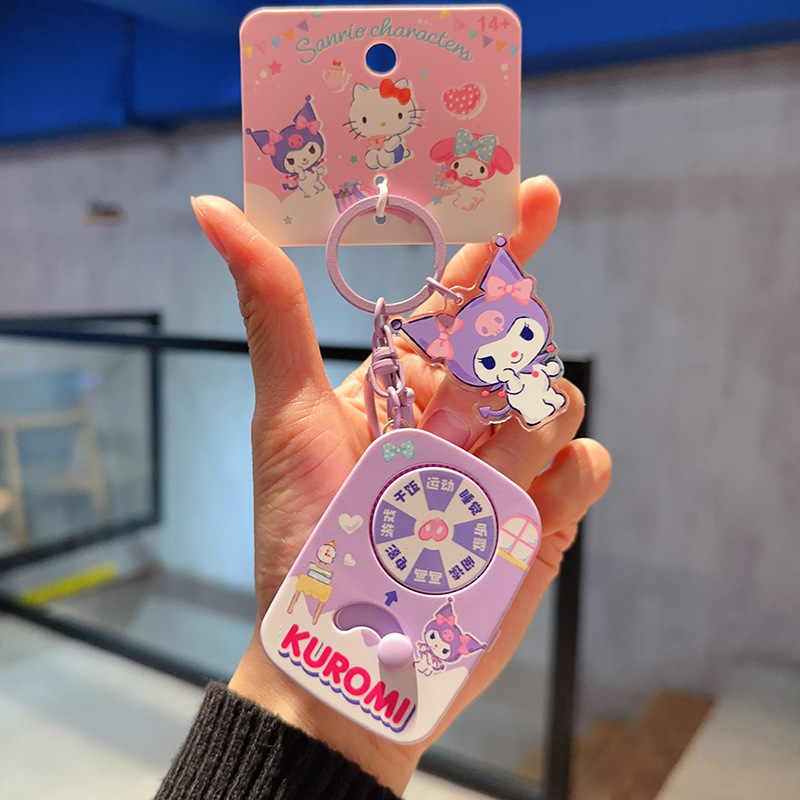 2026年新作正規品サンリオクロミぬいぐるみキーホルダー女性向け可愛いハローキティぬいぐるみカメラ小物