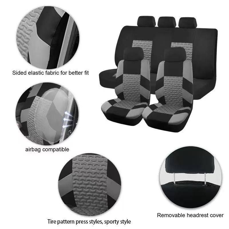 Source Manufacturer 3D Concave-Convex Crescent Style Universal Car Seat Cushion Cover Amazon Temu Mercado Libre Southeast Asia
