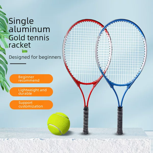 Parent-Child Training Tennis Racket for Children, Adults, Beginners, Outdoor Sports Tennis Portable Set, Trainer Ball Wholesale