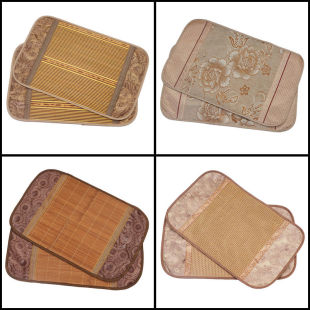 Summer Bamboo Pillowcases, a Pair of Ice Silk Carbonized Mat Pillowcases, Pillowcases, Rattan Envelope Style