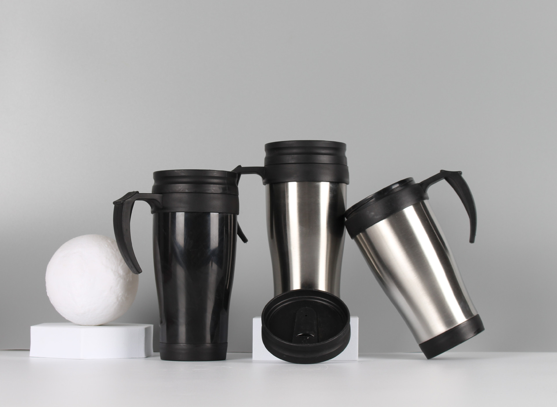Double-wall Insulated Travel Mug For Drinks With Custom Print_voghion.com