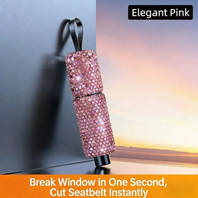 Car Safety Hammer, Two-In-One Qəza çəkici - pink