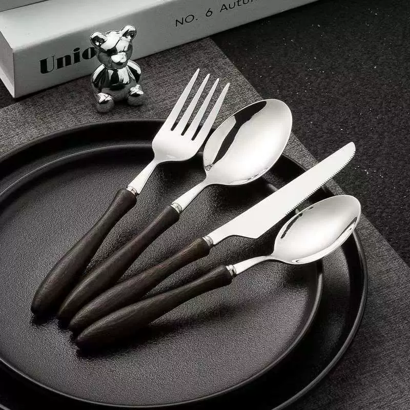 复古日式高级感ins不锈钢西餐餐具刀叉套装刀叉法式餐具牛排刀叉