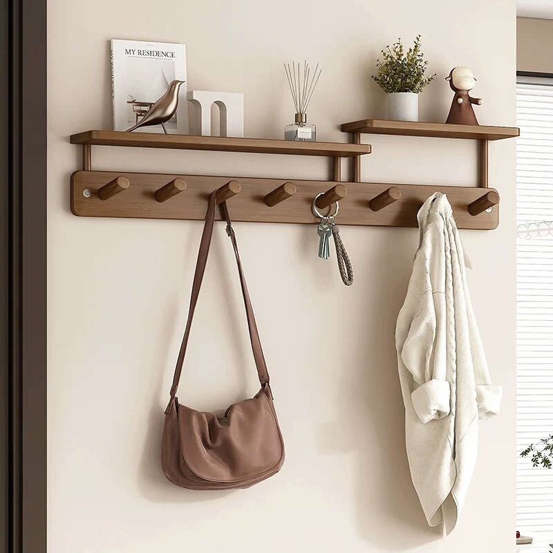 Hanger Wall Wall Hanging Entrance Door Rear Creative Punch-free Hook Simple Bedroom Home Entrance Entrance Hook