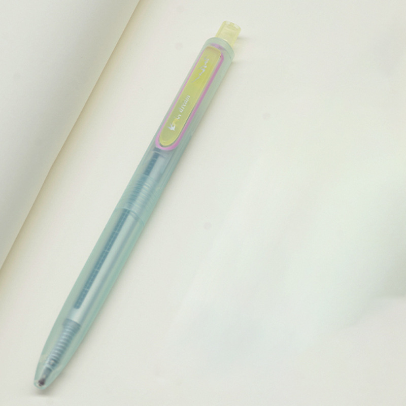 Dianshi 0154G ドリームタイム キャビン ゲルペン プレス 静音 ダブルビーズ 0.5mm 黒芯 学生用|undefined