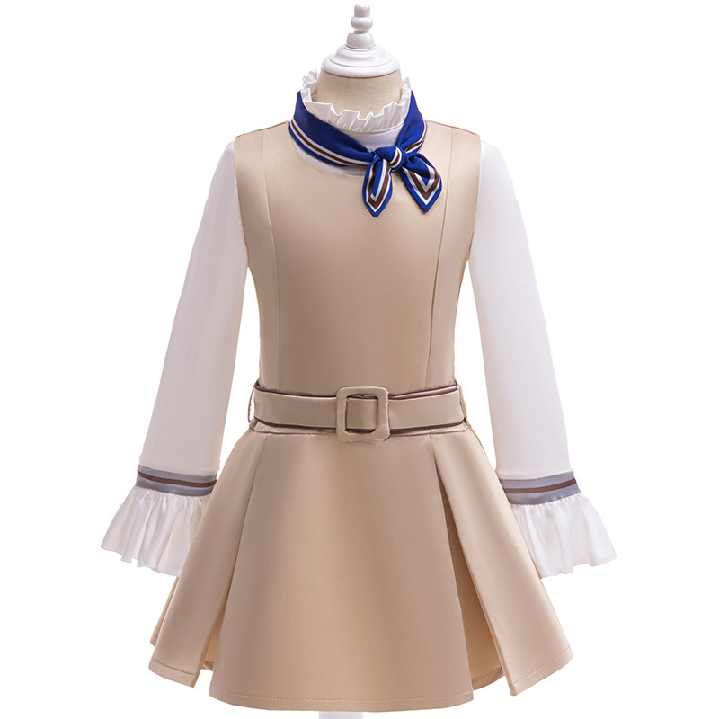 2025 メーガン 2.0 コスプレ制服ドレスハロウィンガールズステージパフォーマンス 4 ピースドレス|undefined