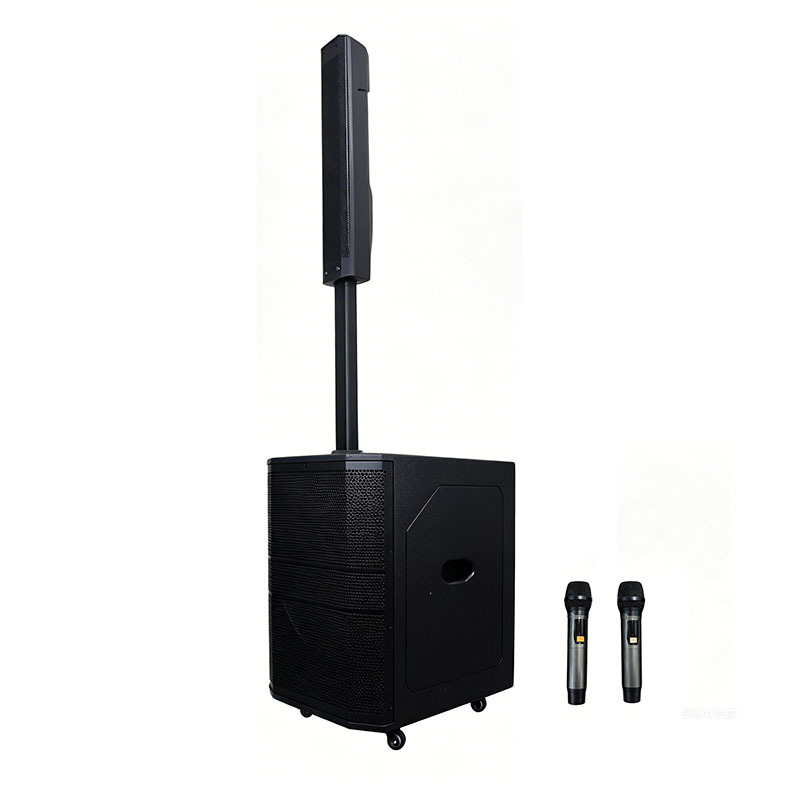 Comercio exterior transfronterizo de alta potencia 600W sin batería altavoz de columna de 15 pulgadas escenario de boda al aire libre sonido