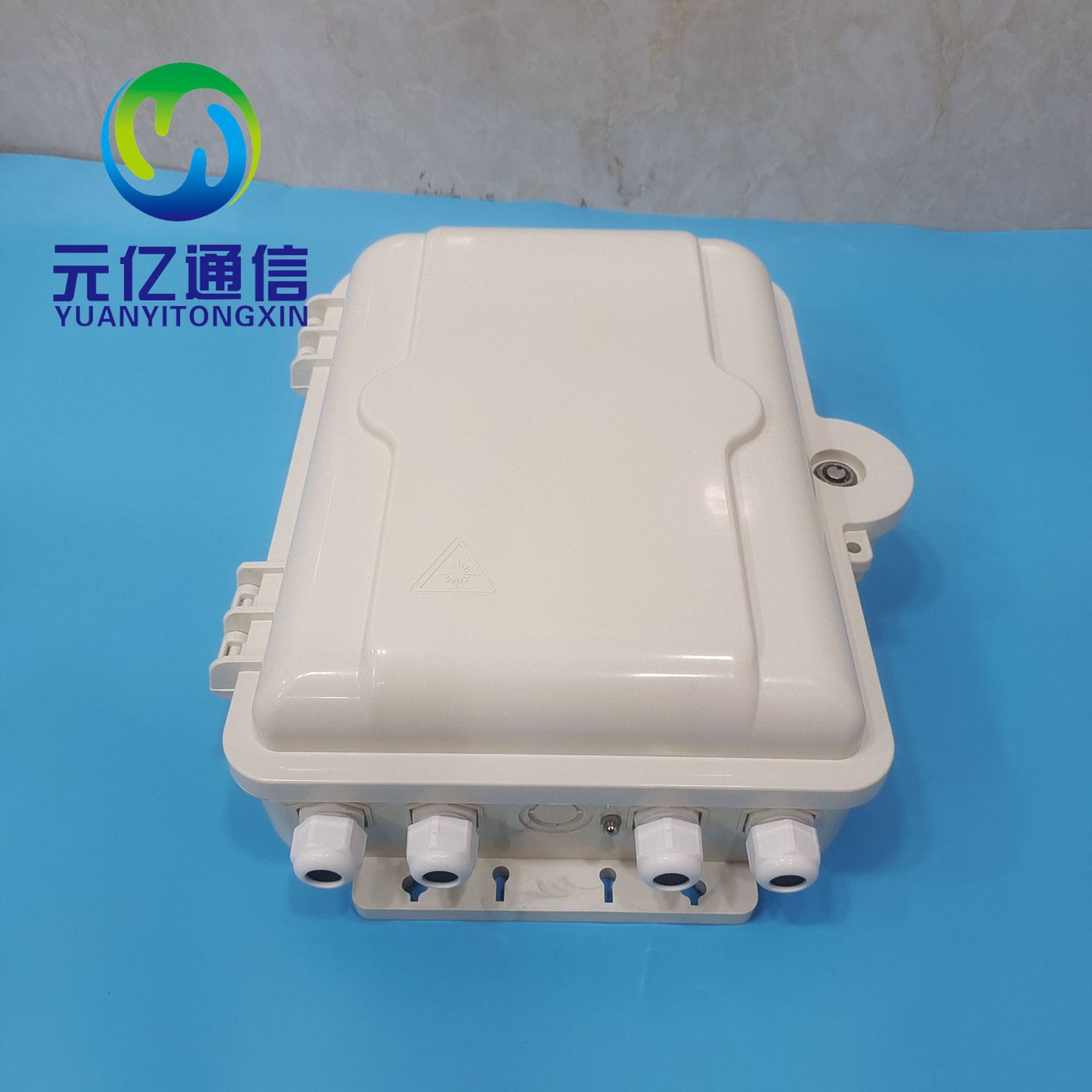 元亿防水室内外FTTX网络光缆接线盒16芯光纤分纤箱插片式
