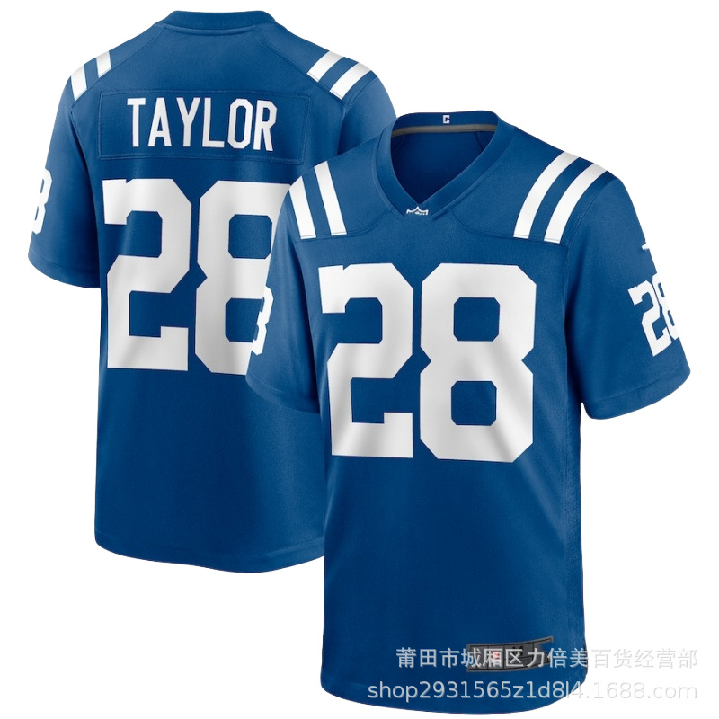 Wholesale Nfl Pony Indianapolis Colts Rugby Uniform Jersey Embroidered Spot Legendary Second Generation