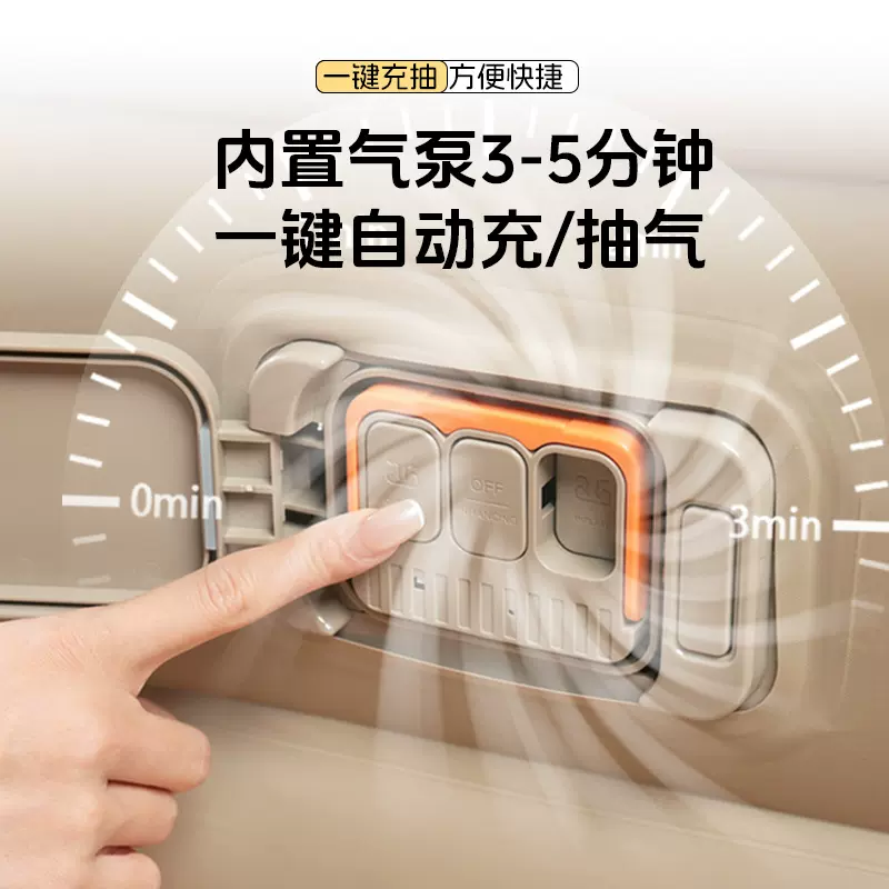 跨境厂家一件代发弹丝云床户外拉丝充气床垫帐篷露营铺自动气垫床