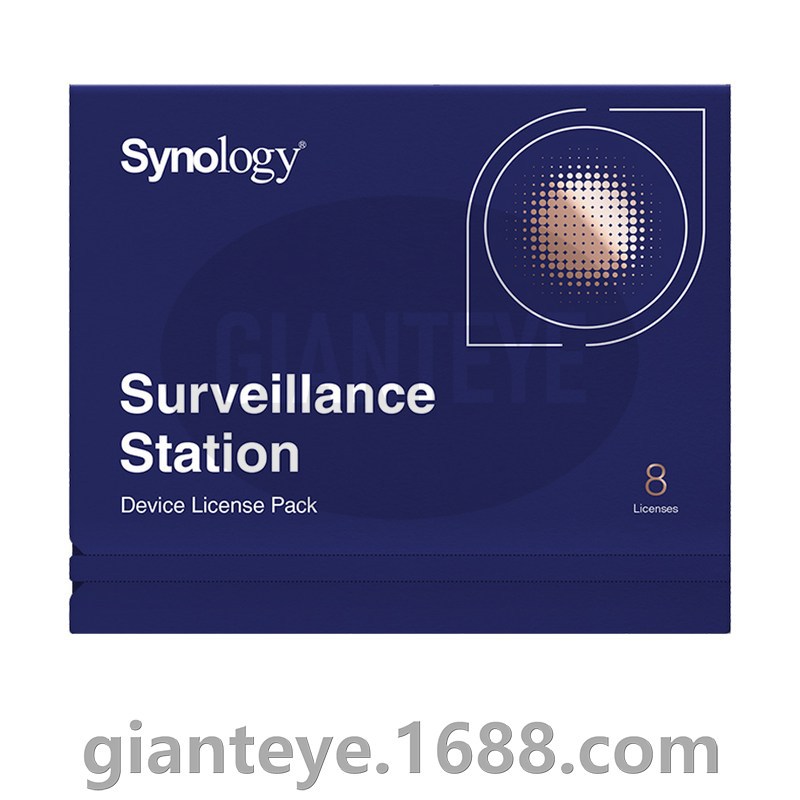 Synology device License*8 license code 8 video surveillance camera permit
