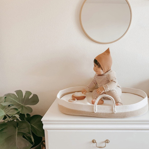 ins new pure cotton portable baby basket portable baby basket creative baby crib