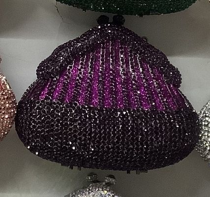 Nuevo paquete de banquete de diamantes transfronterizo bolsas de banquete de diamantes bolsas de mano bolsas de mujer Rhinestone bolsa plata dura