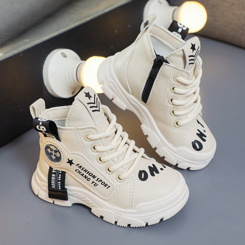 2023 Neue weiche Unterseite, rutschfeste Lederoberfläche, wasserdichter und schmutzabweisender Reißverschluss, modische, vielseitige Martin-Stiefel_voghion.com