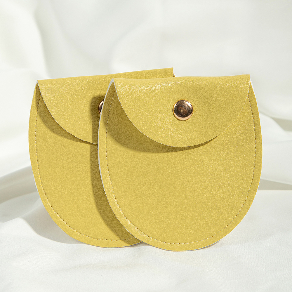 1 Piece Pu Leather Simple Style Daily Solid Color Jewelry Packaging Bags display picture 15