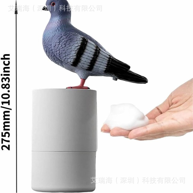小さなハト携帯電話洗浄バッテリーモデル家庭用スマート電気誘導自動泡鳩石鹸ディスペンサー|undefined