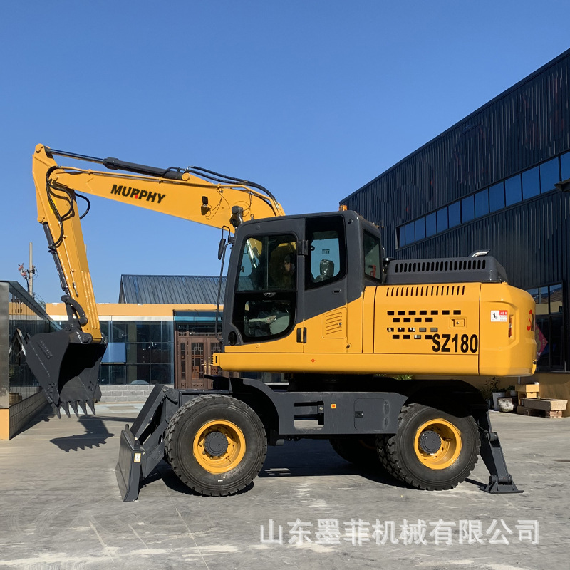 挖掘机厂家 轮式挖沟机 工程挖土机 轮式挖掘机 外贸出口