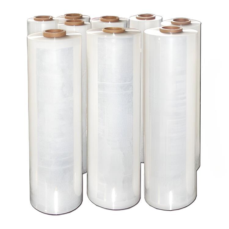 pe透明拉伸膜 电器纸箱缠绕防尘膜 全新料机打缠绕膜现货