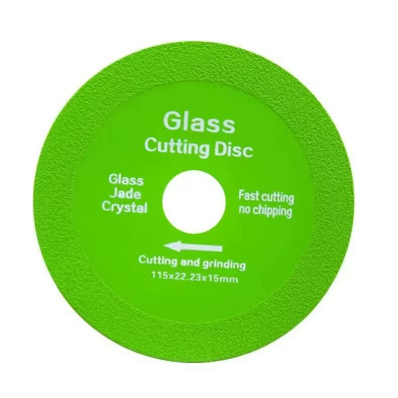 Пластворез для угловой шлифовальной машины Glass King, заготовка для полировки мраморной плитки, сушеная нарезка янтарной бутылки, цветная стальная плитка пила