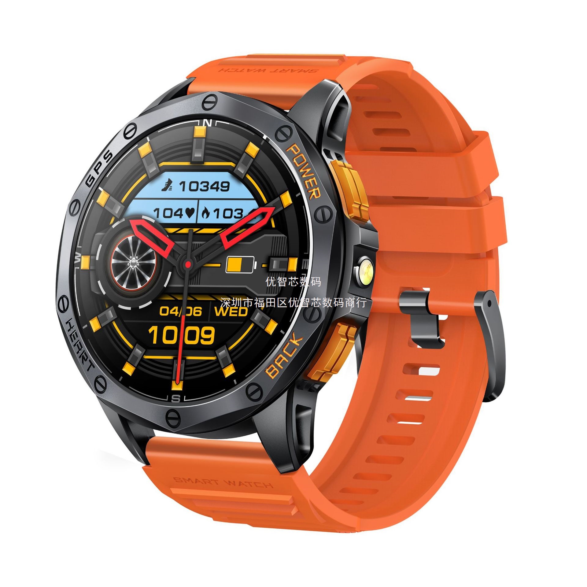 1.43 AMOLED K67 GPS Reloj inteligente Bluetooth Llamada Altitud Compasso Presión Barométrica Frecuencia cardíaca Presión arterial Oxígeno
