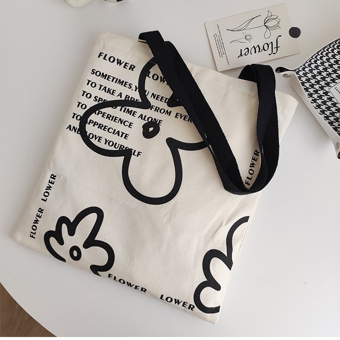 广告手提购物袋手提棉布袋子创意补习班帆布袋批发印logo定制