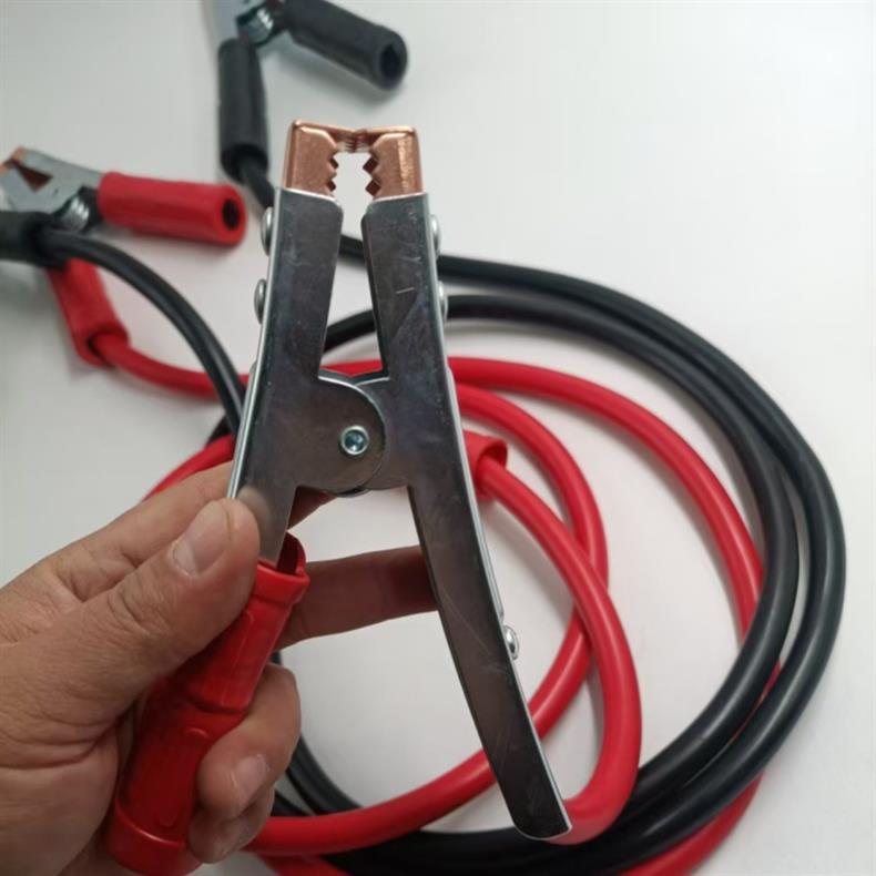 Clamp Battery Jumper Cables Pure Copper Car