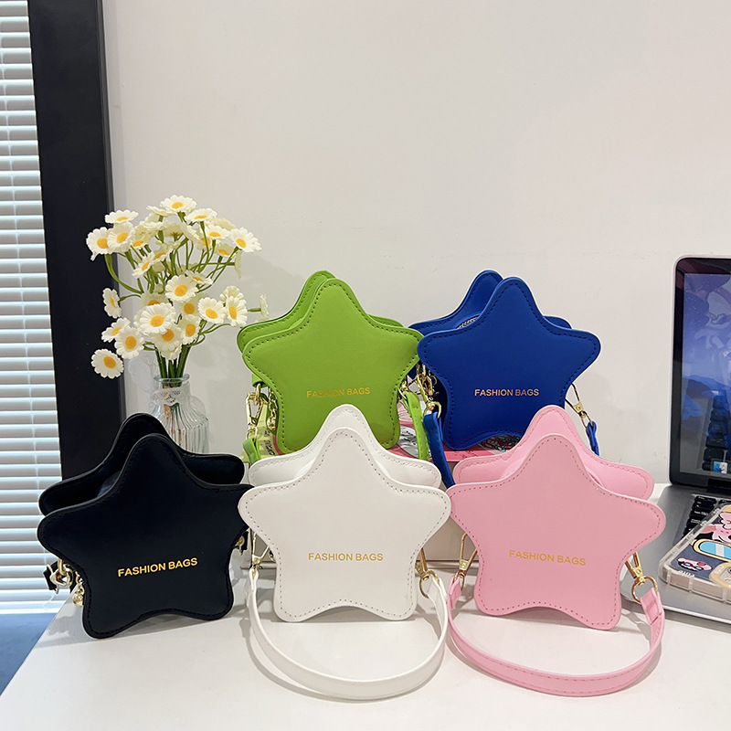 Bolso de estrella coreano para niñas, personalidad encantadora, bolso de hombro simple, bolso de hombro para padres e hijos
