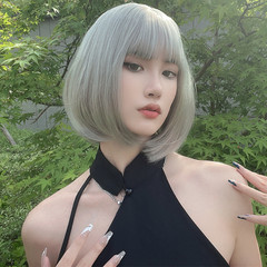 ネットの赤い新型のかつらのメーカーのファッションbobo欧米の対外貿易のショートヘアの日系の短いストレートのかつらのカバーの卸売りの代行