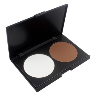 Carmela repair plate makeup artist special highlight side shadow powder cake studio professional matte two-color white Integrated Plate