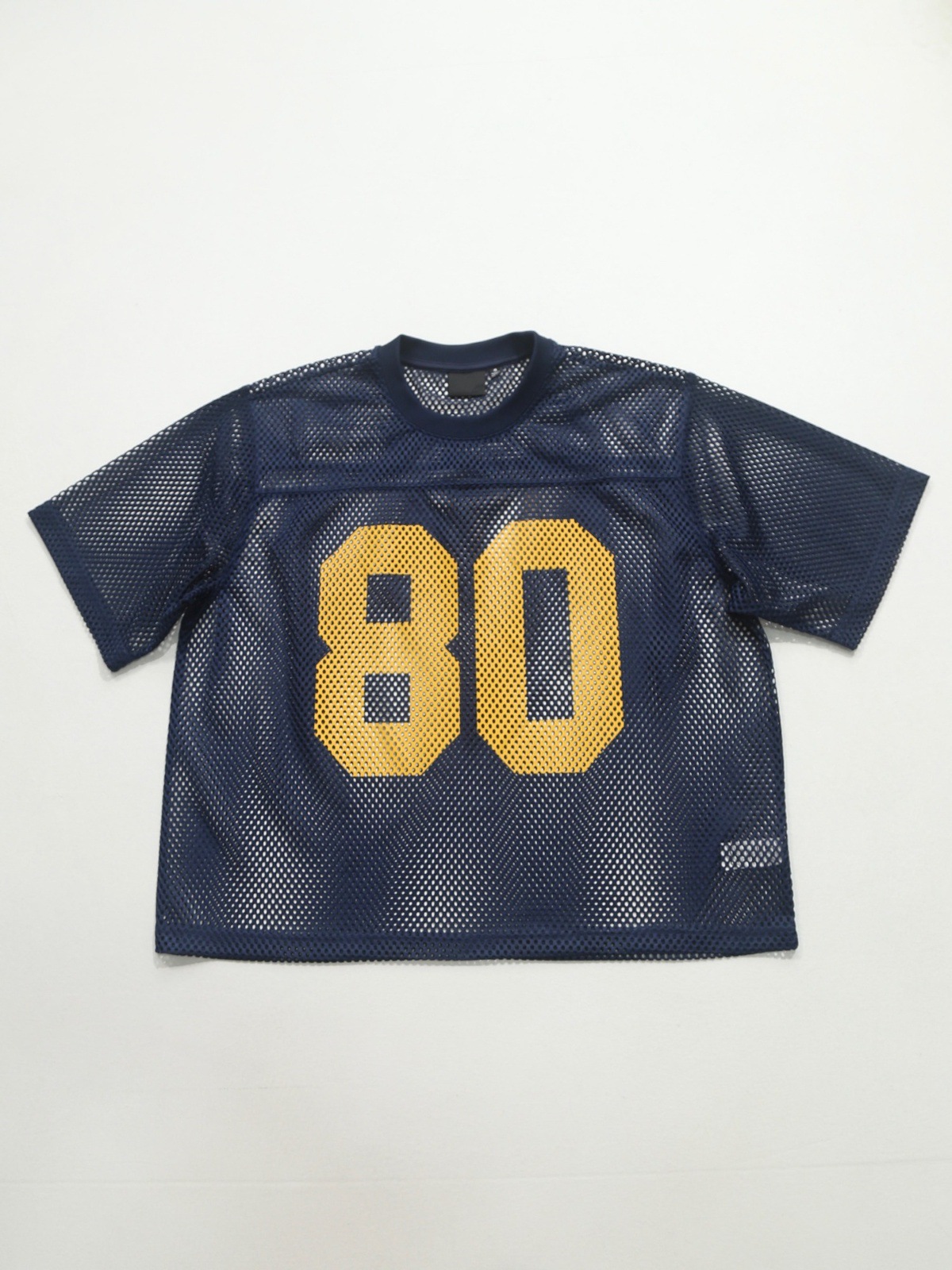 American-style Summer Digital Print Rugby Jersey With Hollow Mesh, Loose Fit, Unisex Short-sleeve T-shirt_viptrois.com