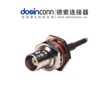 厂家供应德索接口BNC大六角防水公头50欧姆转BNC母头接RG316线