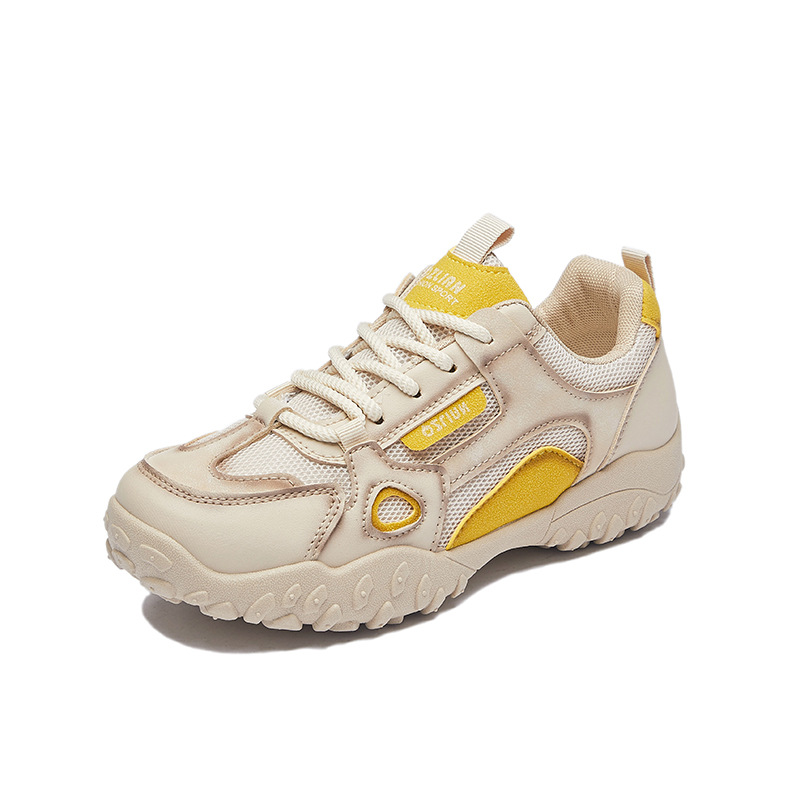 Tenis Chunky para Mujer L0801 Material PU Suela de Caucho Aumento de Altura para Uso Diario