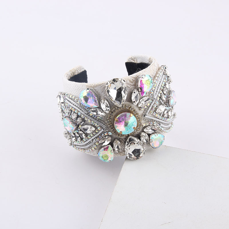 Baroque full diamond particle bracelet wholesale jewelry Nihaojewelry