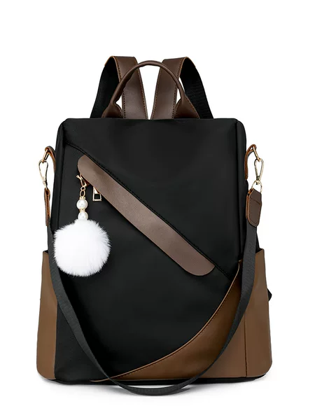 Foreign Trade Anti-Theft Backpack for Women Spring New Fashion Soft Leather Large Capacity Travel Backpack Dual-Use Shoulder School Bag Trendy