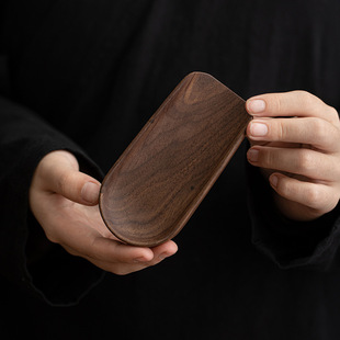 Walnut tea ceremony solid wood whole wood tea lotus tea appreciation device handmade log tea ceremony accessories tea spoon tea shovel