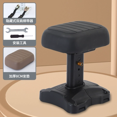 Seats, Universal Stools for Kids, Electric car child seat - latex-seat-cushion-black-single-seat