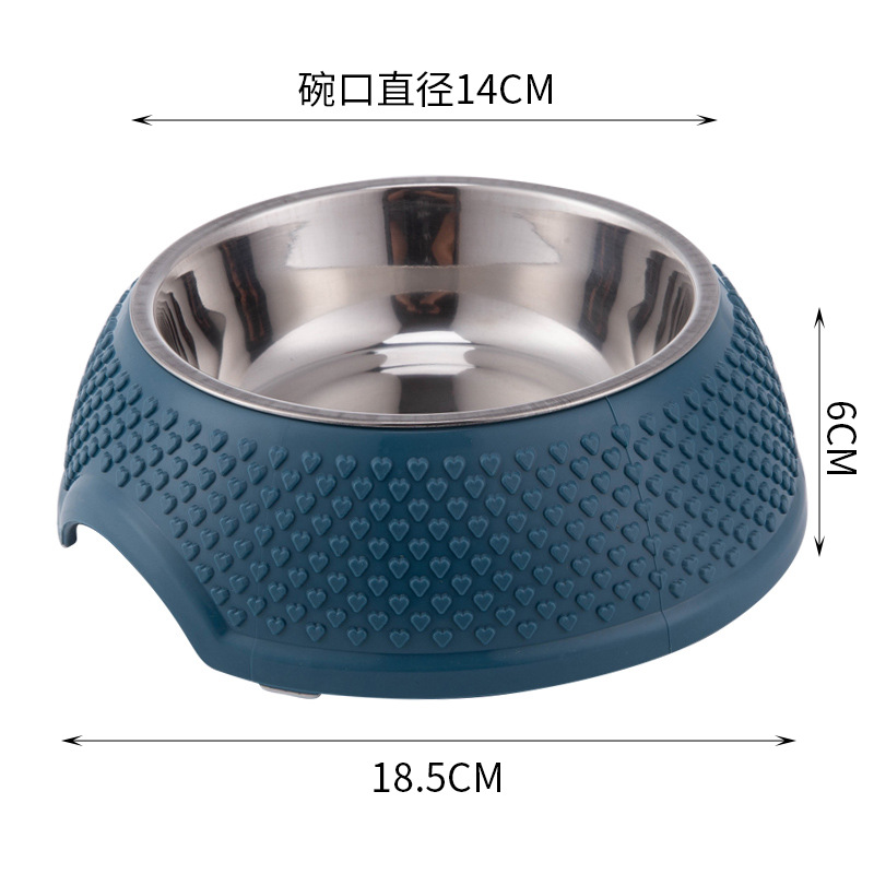 Inventario de comida para perros para mascotas tazón de acero inoxidable anti-derrapante antifolque tazón para perros tazón para gatos tazón para mascotas tazón para perros tazón de agua al por mayor