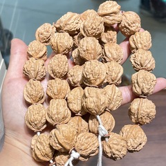 天然核桃大金蟾手链原皮原色上色快文玩配饰手串手链挂件文玩手链