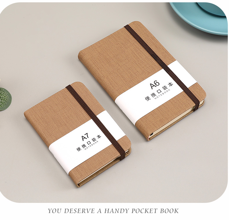 1 Piece Letter Learning School Imitation Leather Wood-free Paper Preppy Style Formal Artistic Notebook display picture 2