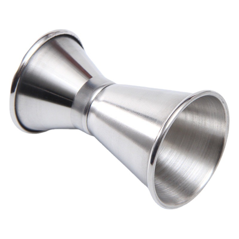 Measuring Cup Stainless Steel Outdoor Portable Wine Measuring Device Mini Cocktail Measuring Cup Cocktail Shaker Cross-Border Custom Printing Logo